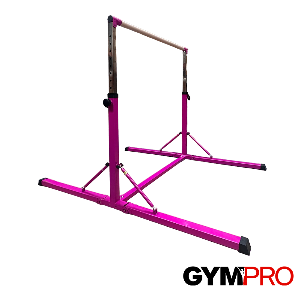 Gymnastics Bar Junior Training Bar Height Adjustable - Purple